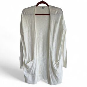Madewell Open Front Knit Cardigan with Pockets Size XS